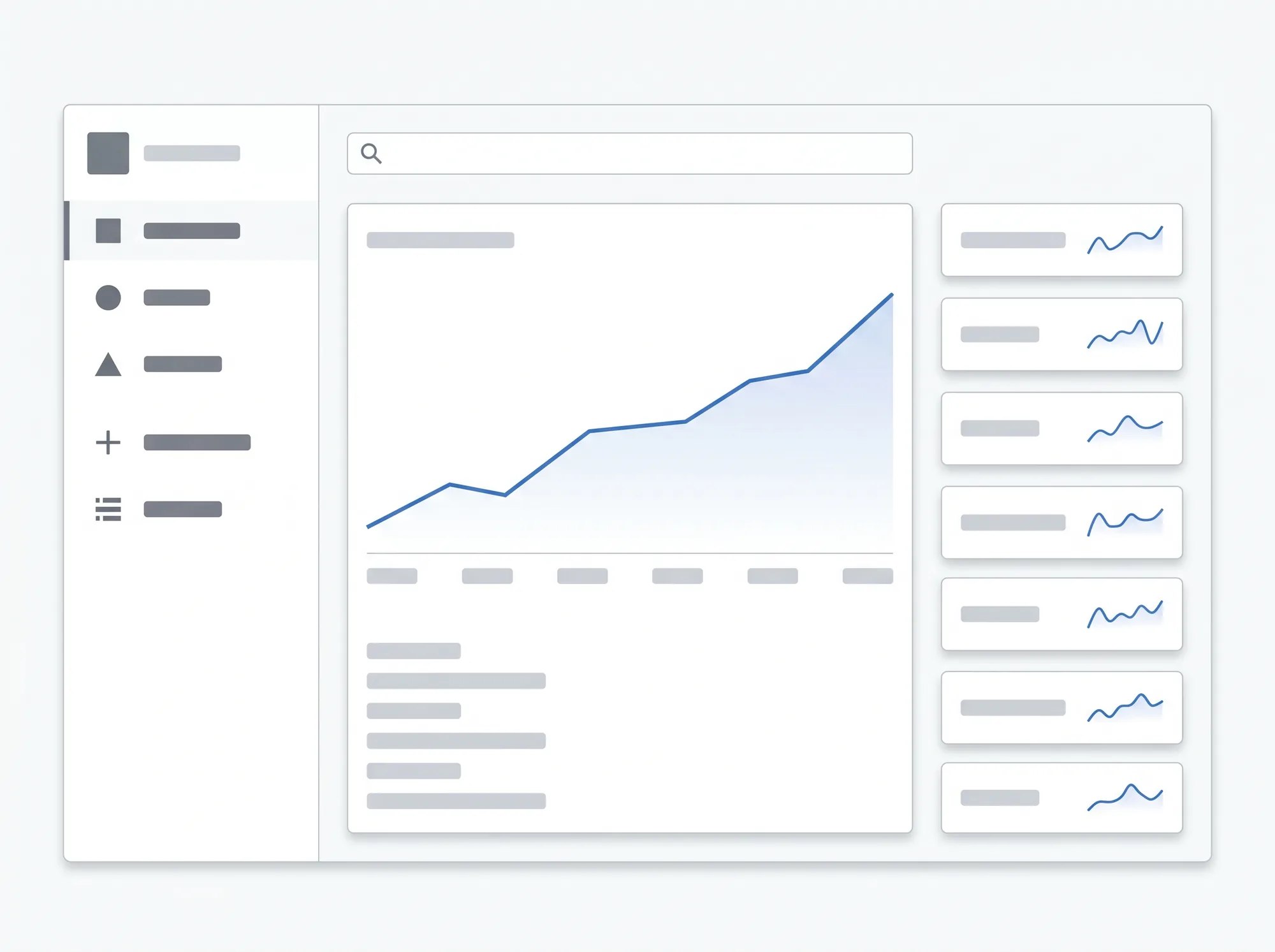 SEO BOOSTER 隼 のキーワード順位計測ダッシュボードのモックアップ